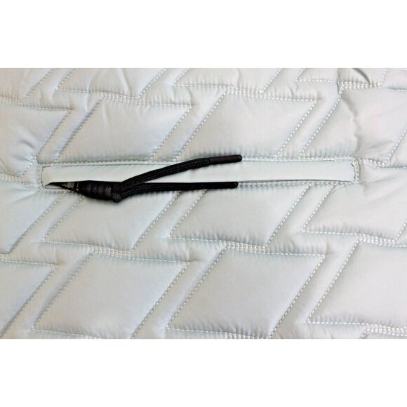 Gymshark Women Tote Premium Collection Yoga Quilted Frost Teal Size 12.5x13x5.3 - Picture 3 of 13